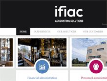 Tablet Screenshot of ifiac.nl